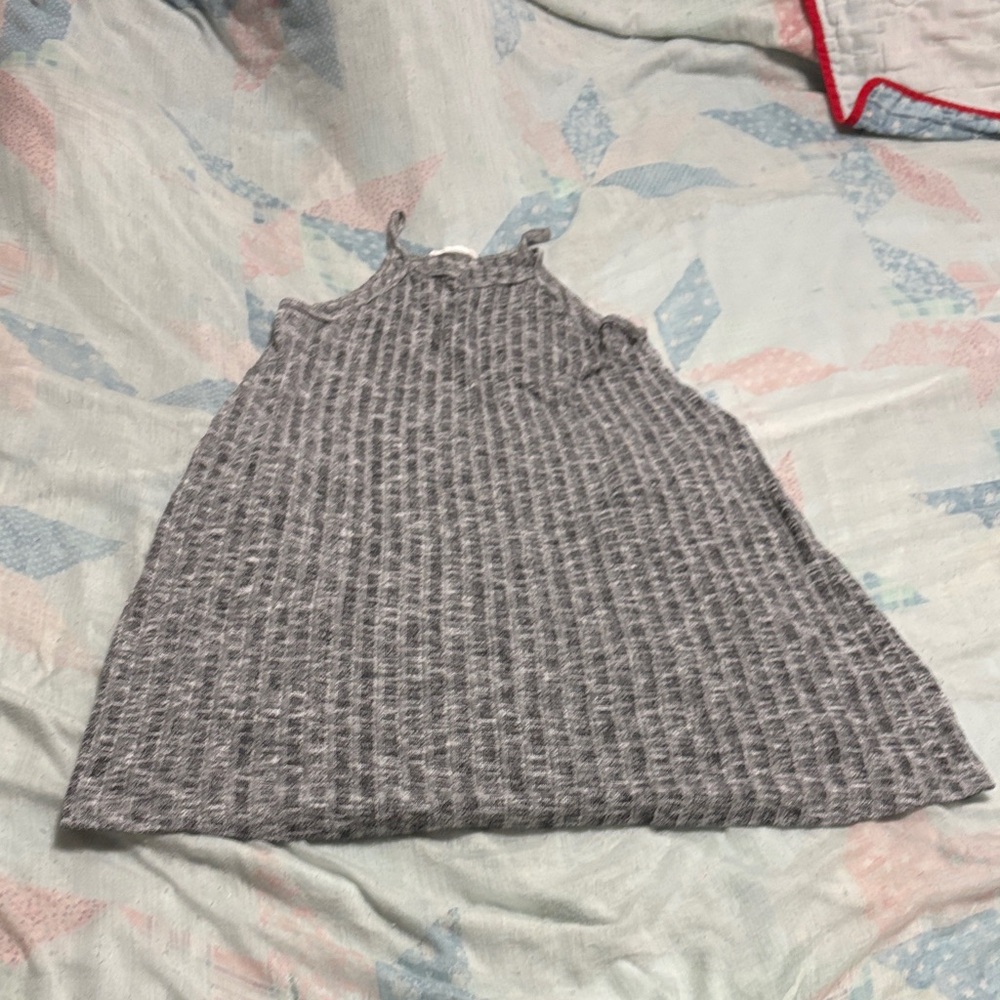 Gray Sleeveless tank dress